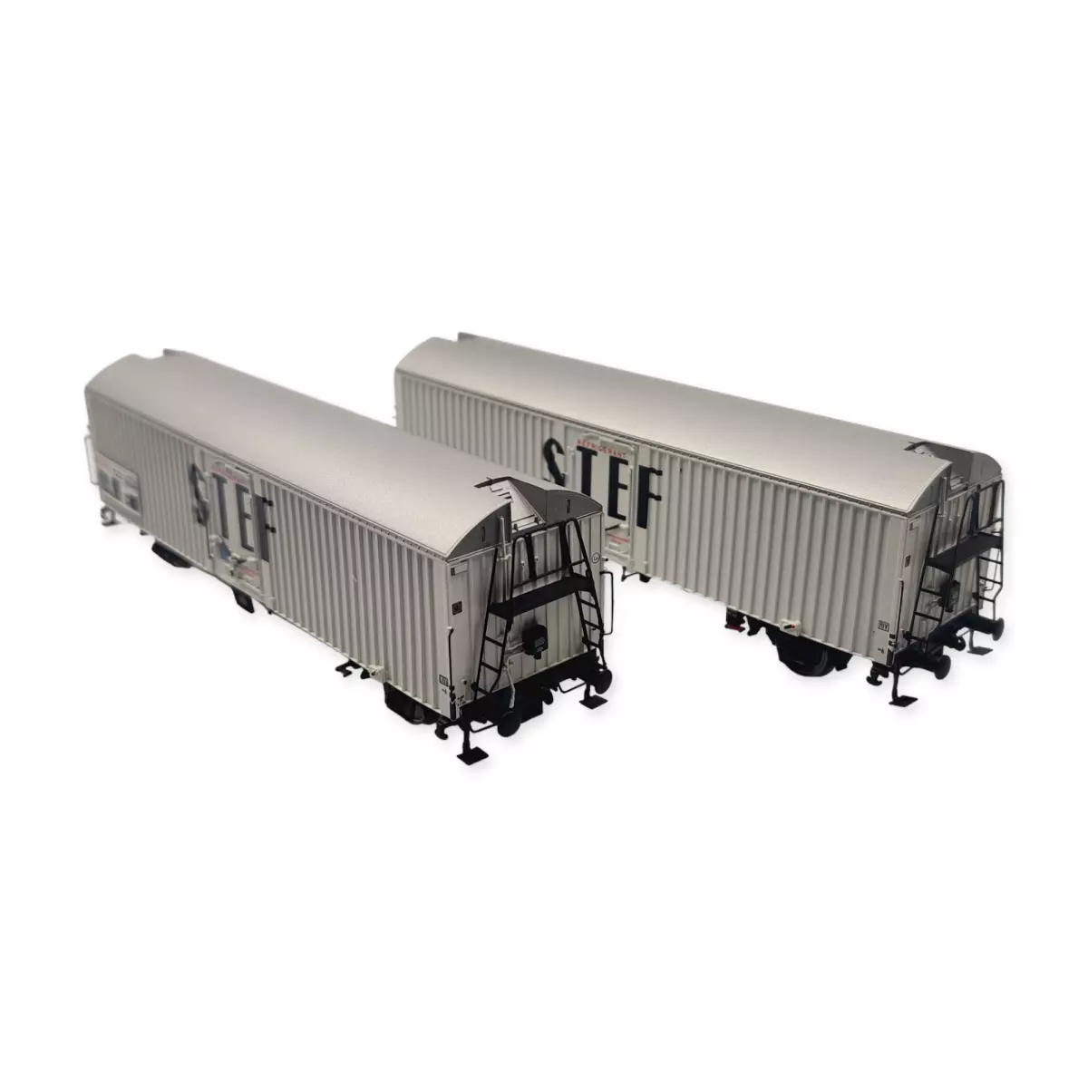 Set di 2 carri frigoriferi STEF - Ls Models 30224 - HO 1/87 - SNCF - EP IV