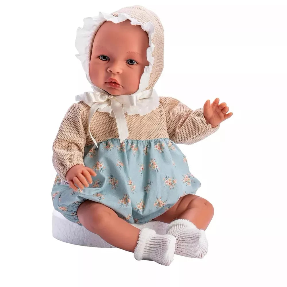 Bambola Leo con Pagliaccetto Celeste Asi 46 cm