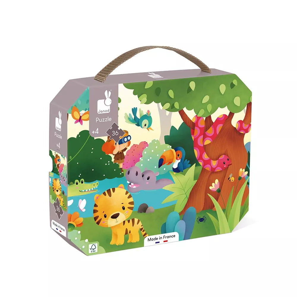 Puzzle Animali Selvatici 36 pezzi Janod
