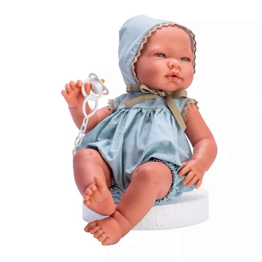 Bambolotto Pablo con Tutina Blu Asi 43 cm