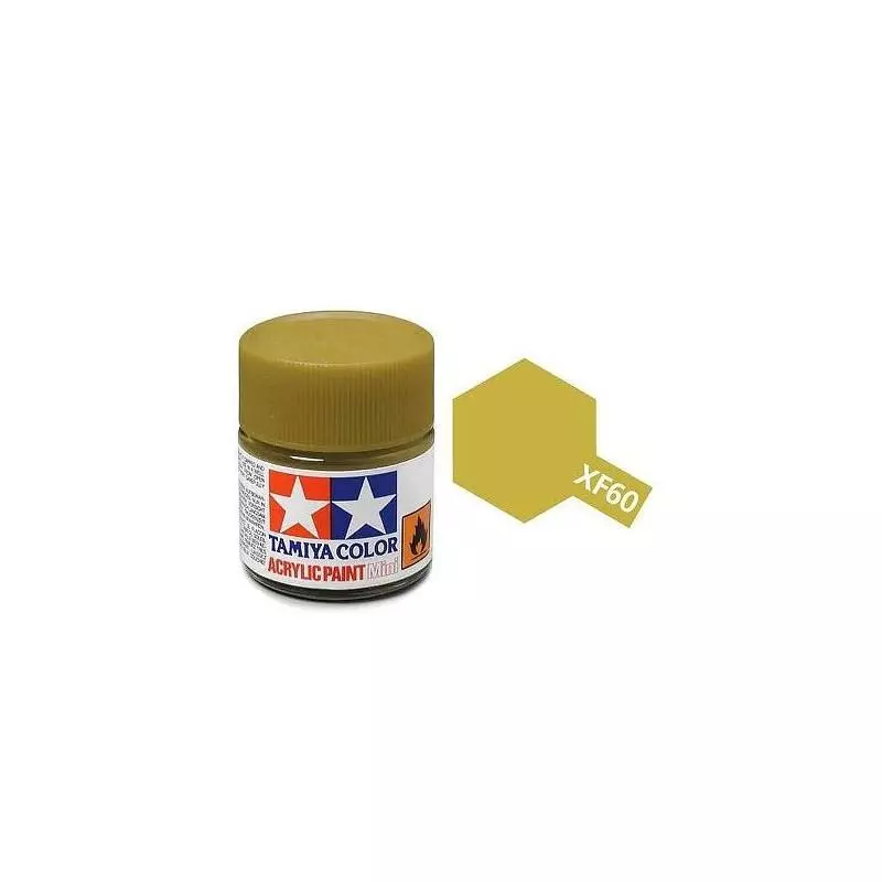 Vernice acrilica - Giallo scuro MAT XF60 - TAMIYA 81760 - 10 mL