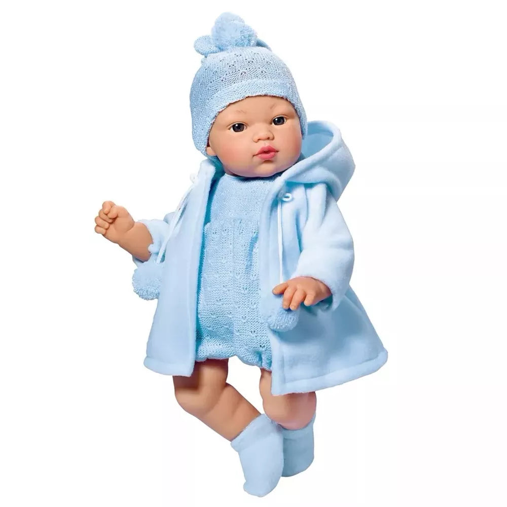 Bambola Koke con Giacca Azzurra Asi 36 cm