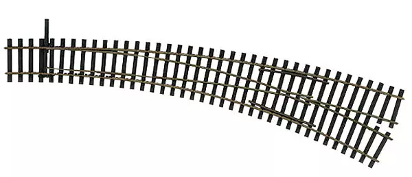 Aiguillage courbe à droite 17°/29°