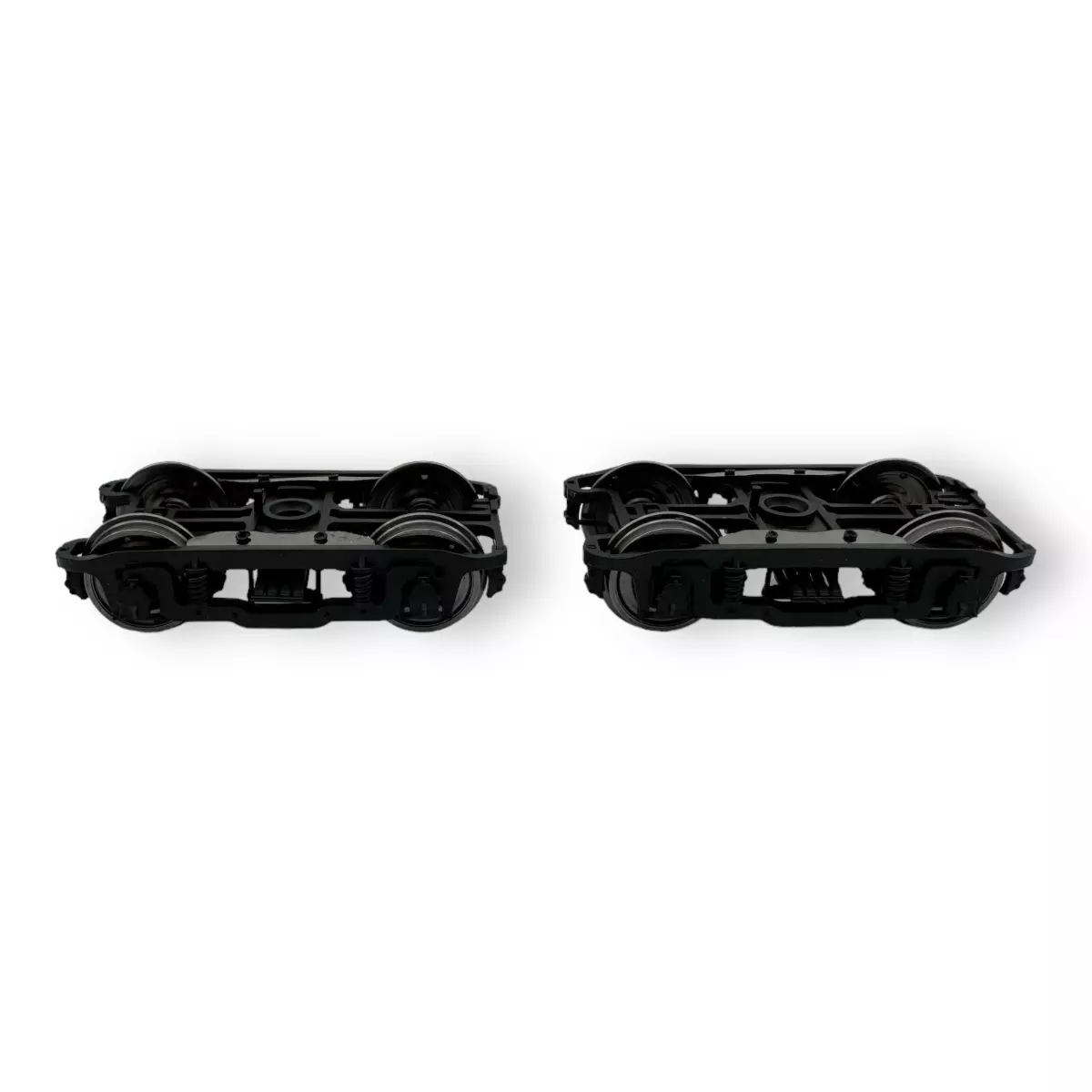 Set di due carrelli angolari PLM di tipo D - Nero - REE Models XB112D01