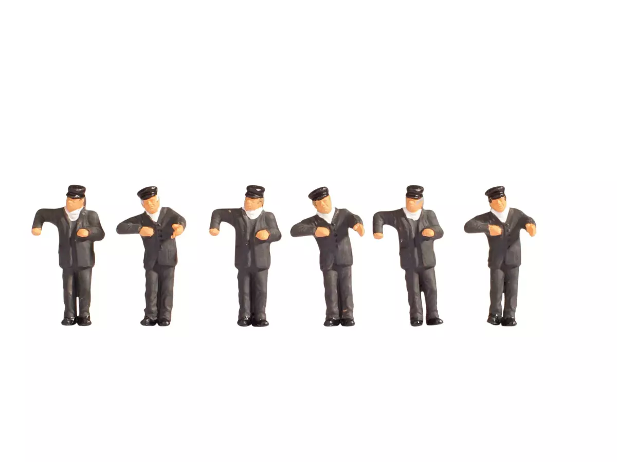 Confezione da 6 macchinisti NOCH 36281 - N : 1/160