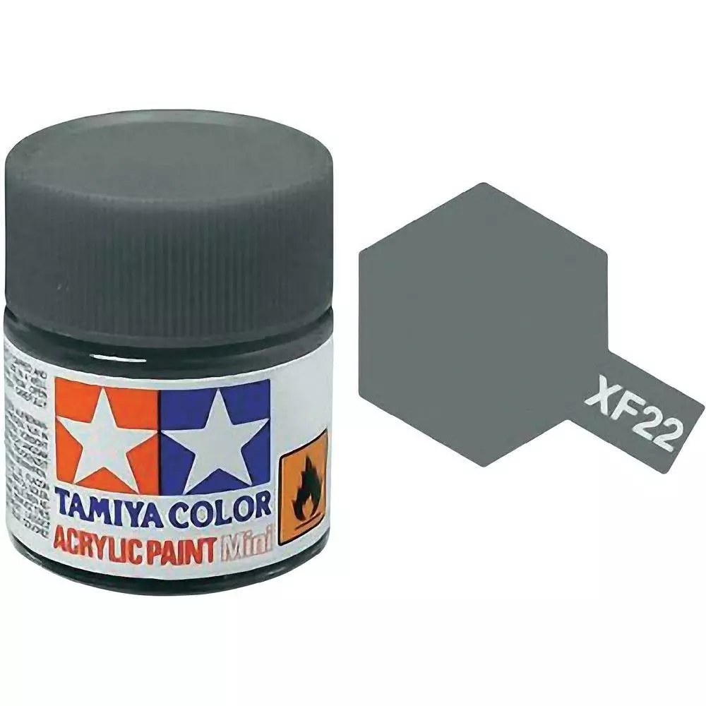 Vernice acrilica - RLM MAT XF22 Grigio - TAMIYA 81722 - 10 mL