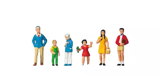 Set di 6 bambini - Figurine - PREISER 10023 - Scala HO 1/87