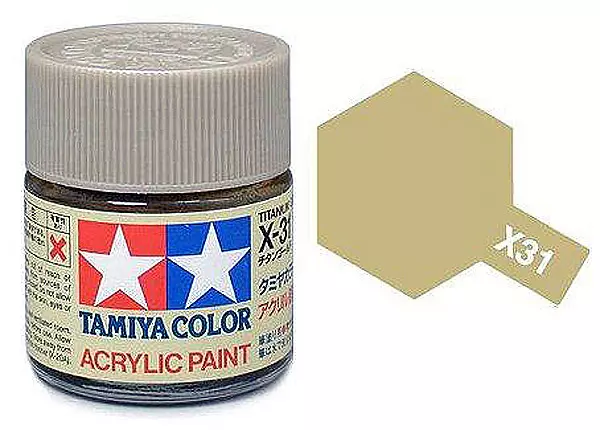 Vernice acrilica oro titanio