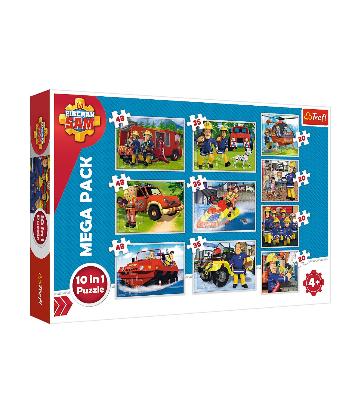 10 Puzzle in 1 - Sam il Pompiere: Il Team di Soccorso di Sam