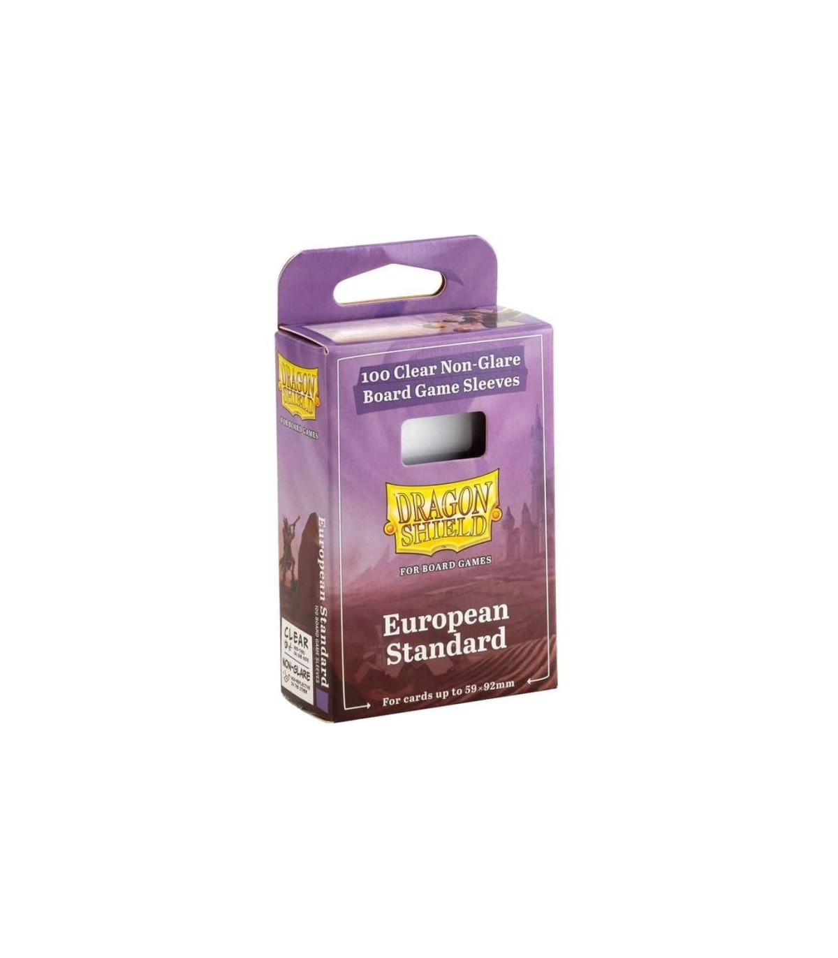 100 Bustine Clear/NonGlare - European Standard 59x92