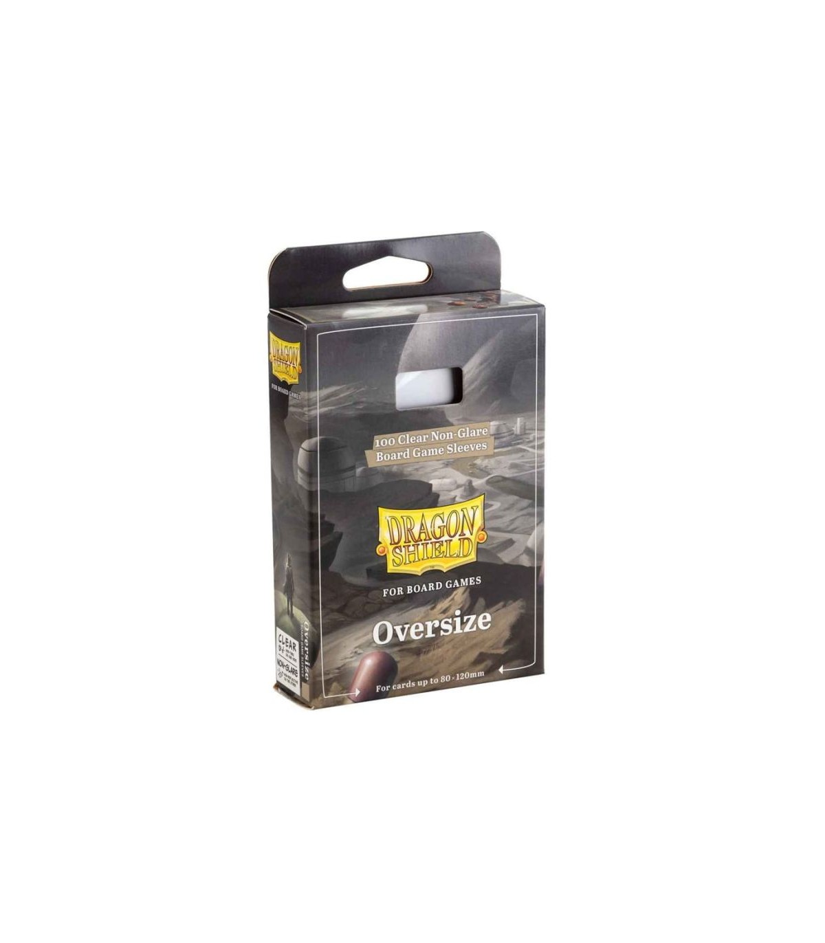 100 Bustine Clear/NonGlare - Oversize 80x120