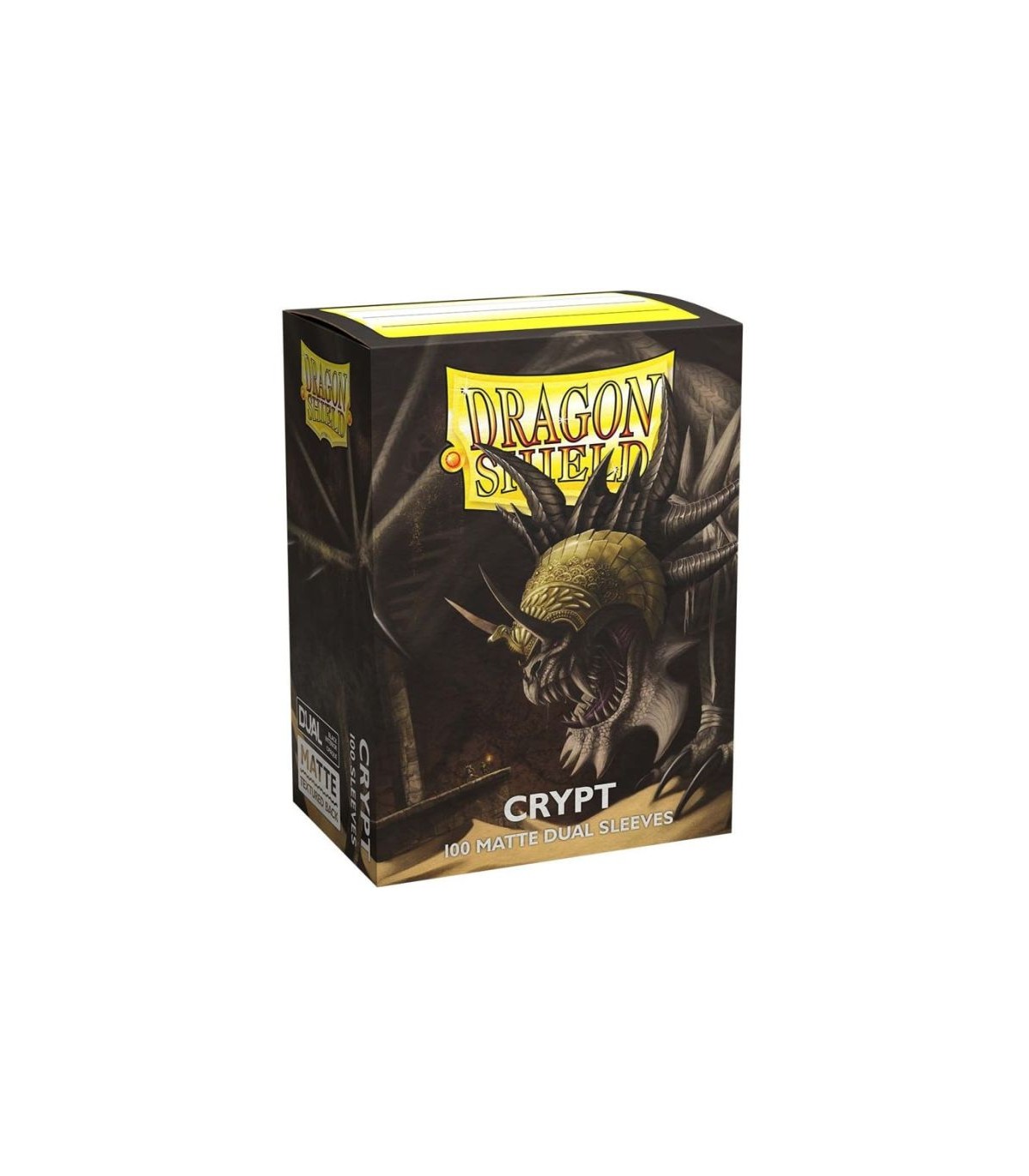 100 Bustine Standard Dragon Shield Matte Dual Sleeves - CRYPT