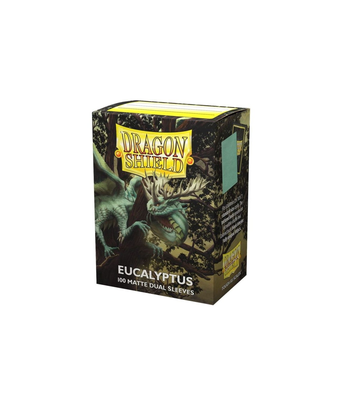 100 Bustine Standard Dragon Shield Matte Dual Sleeves - EUCALYPTUS