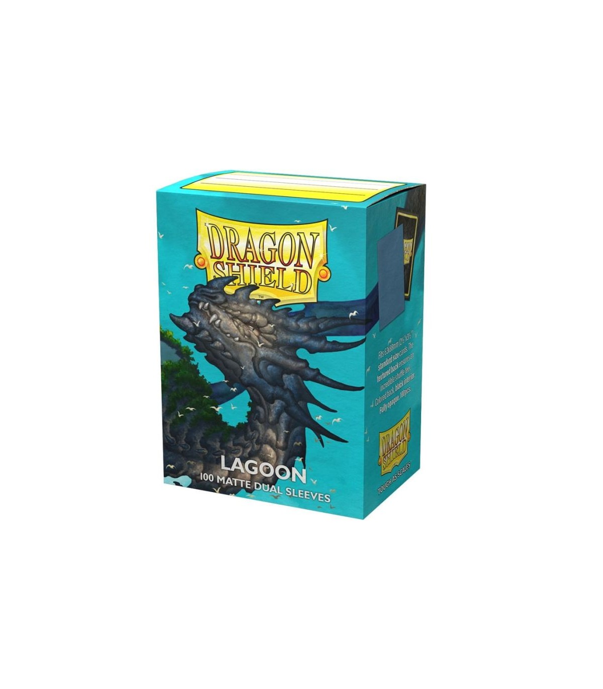 100 Bustine Standard Dragon Shield Matte Dual Sleeves - LAGOON
