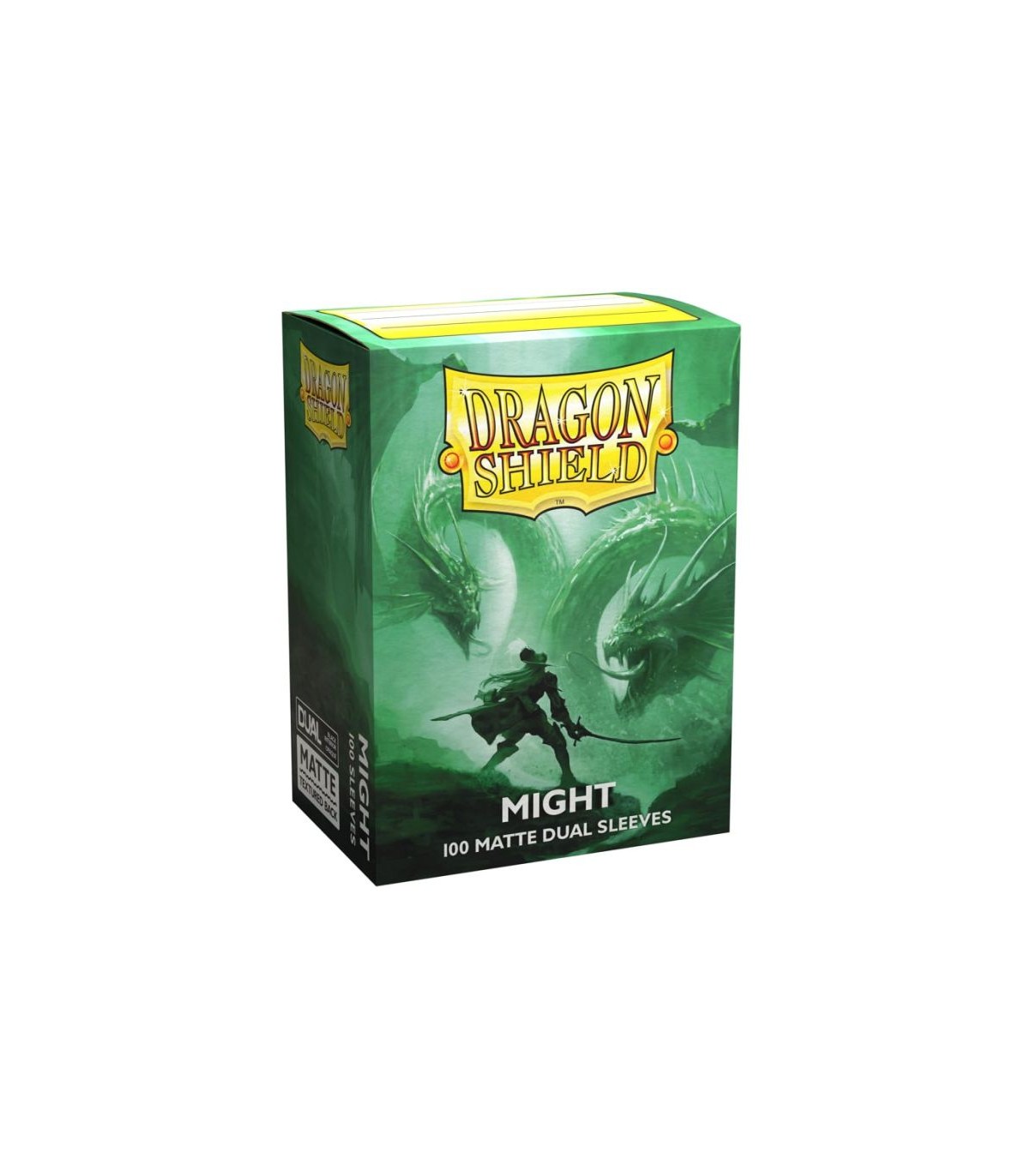 100 Bustine Standard Dragon Shield Matte Dual Sleeves - MIGHT