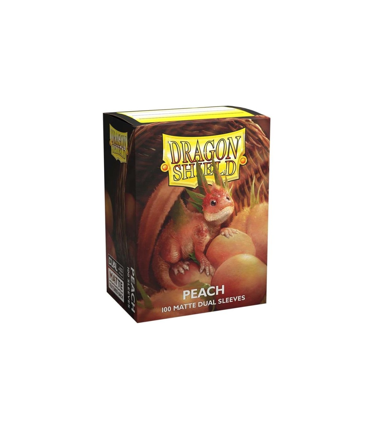 100 Bustine Standard Dragon Shield Matte Dual Sleeves - PEACH