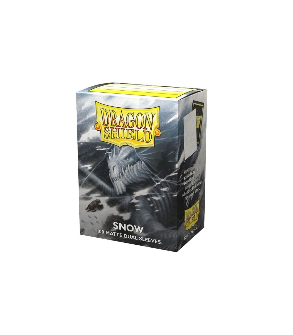 100 Bustine Standard Dragon Shield Matte Dual Sleeves - SNOW