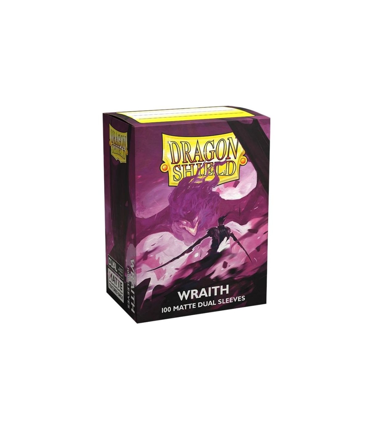 100 Bustine Standard Dragon Shield Matte Dual Sleeves - WRAITH