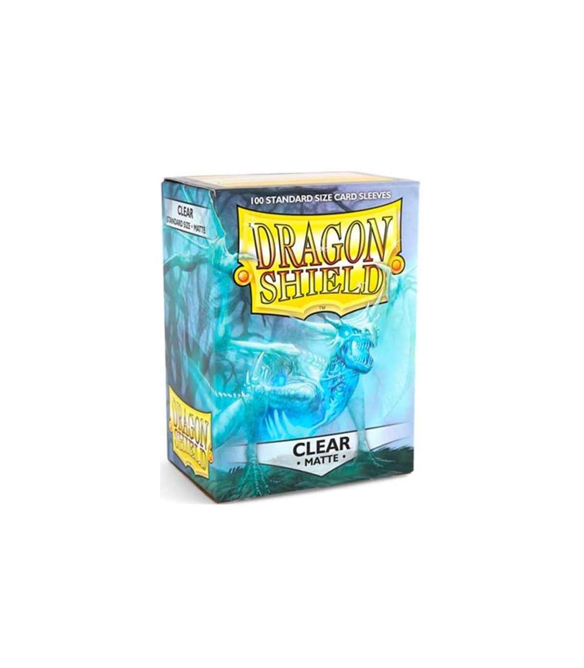 100 Bustine Standard Dragon Shield Matte Sleeves - CLEAR