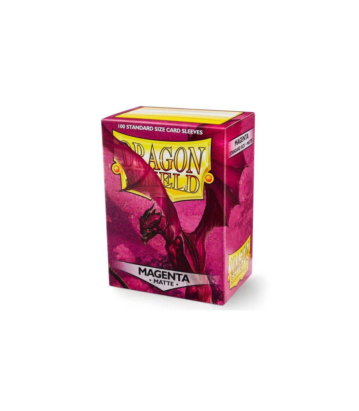 100 Bustine Standard Dragon Shield Matte Sleeves - MAGENTA