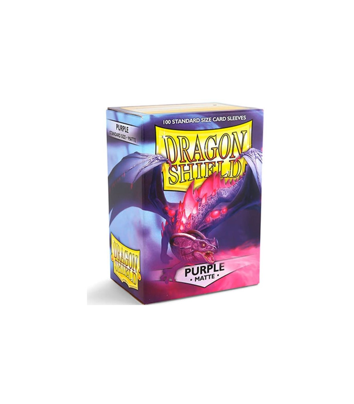 100 Bustine Standard Dragon Shield Matte Sleeves - PURPLE
