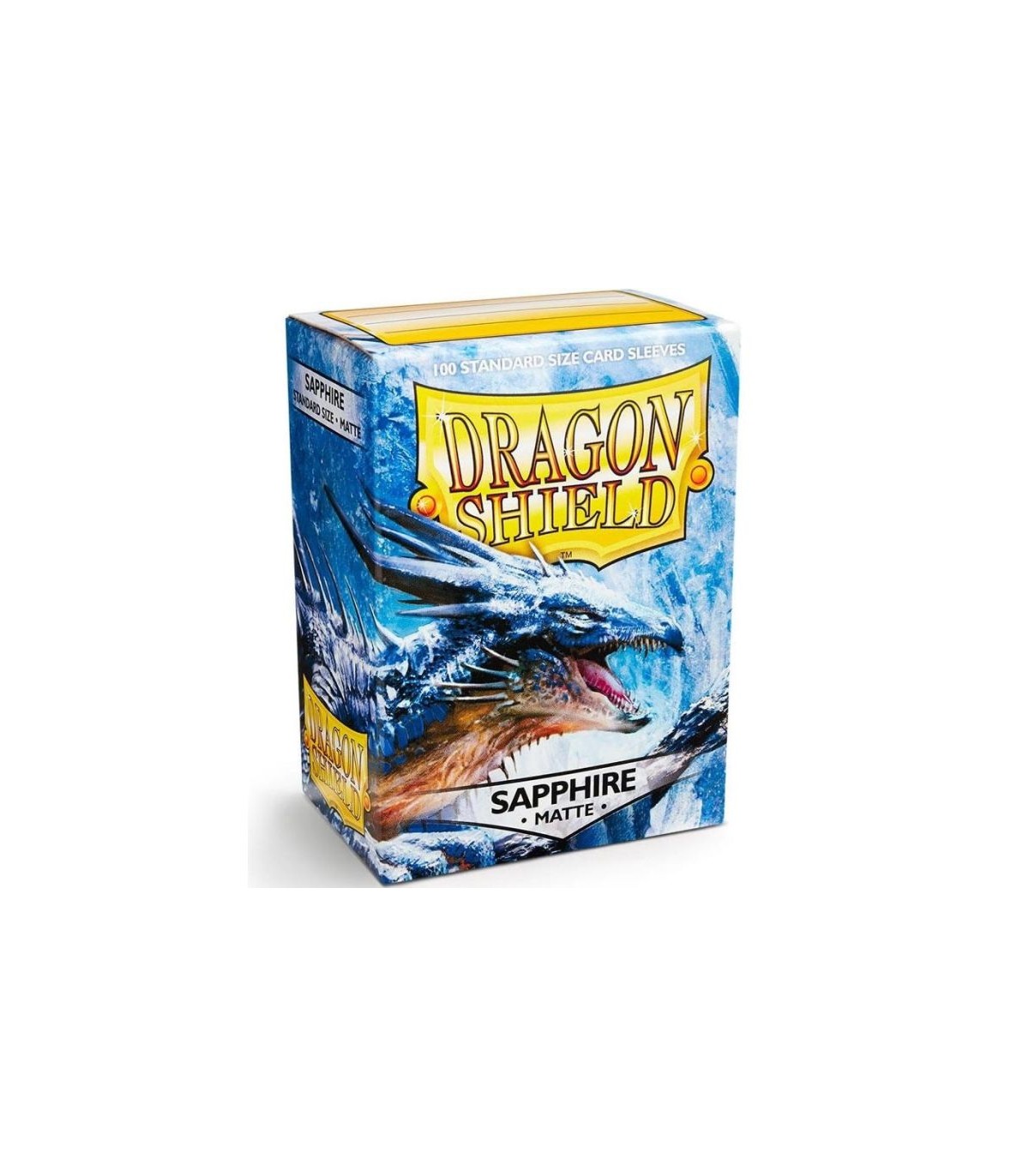 100 Bustine Standard Dragon Shield Matte Sleeves - SAPPHIRE