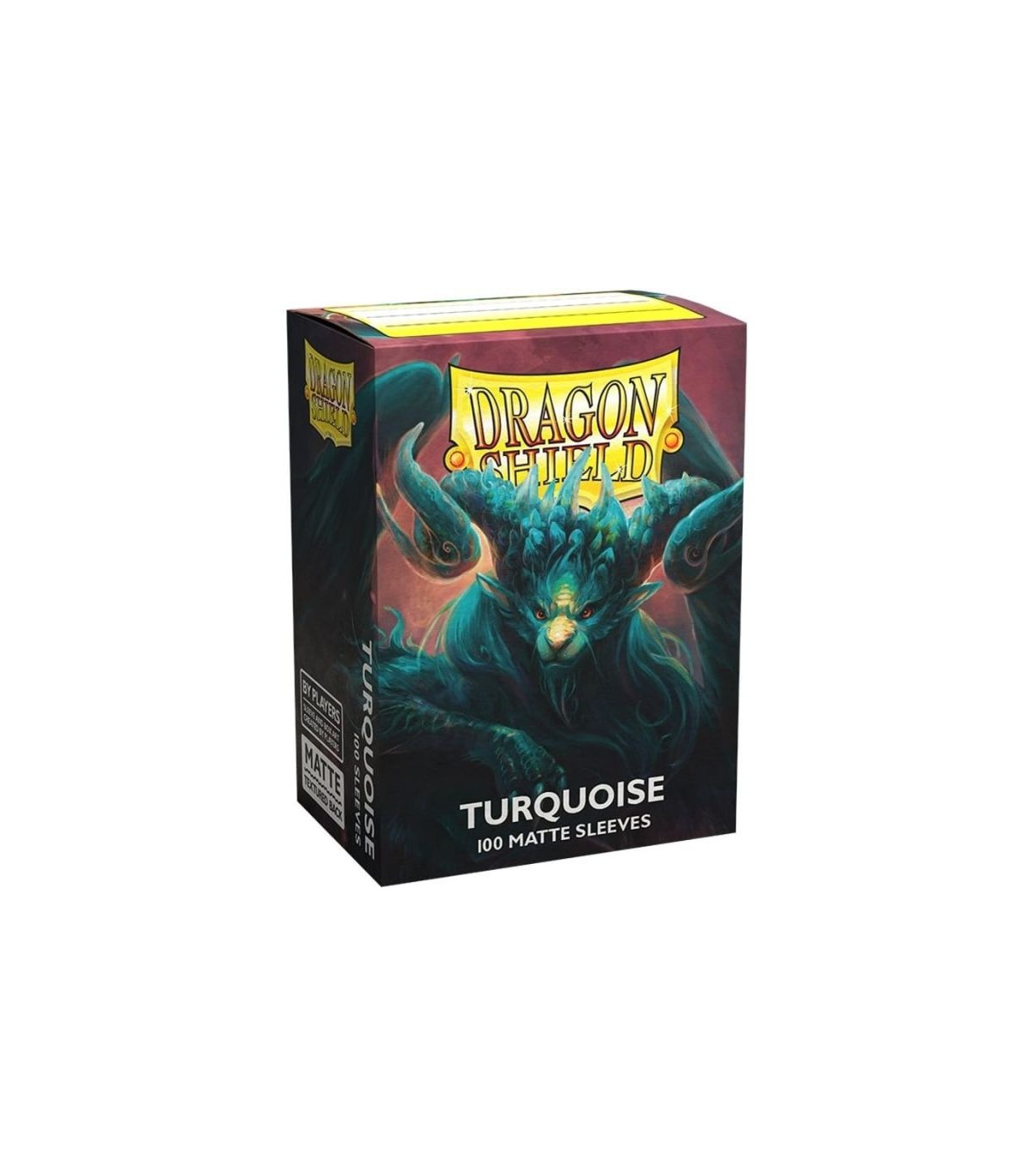 100 Bustine Standard Dragon Shield Matte Sleeves - TURQUOISE