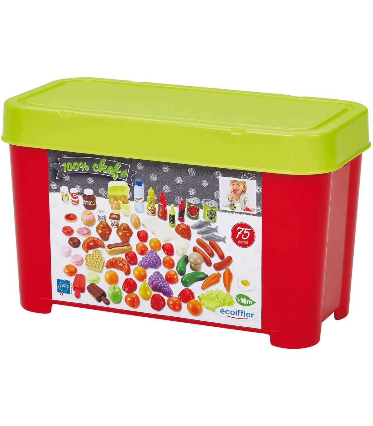 100 % Chef - Bauletto Accessori Spesa, 75 Pezzi