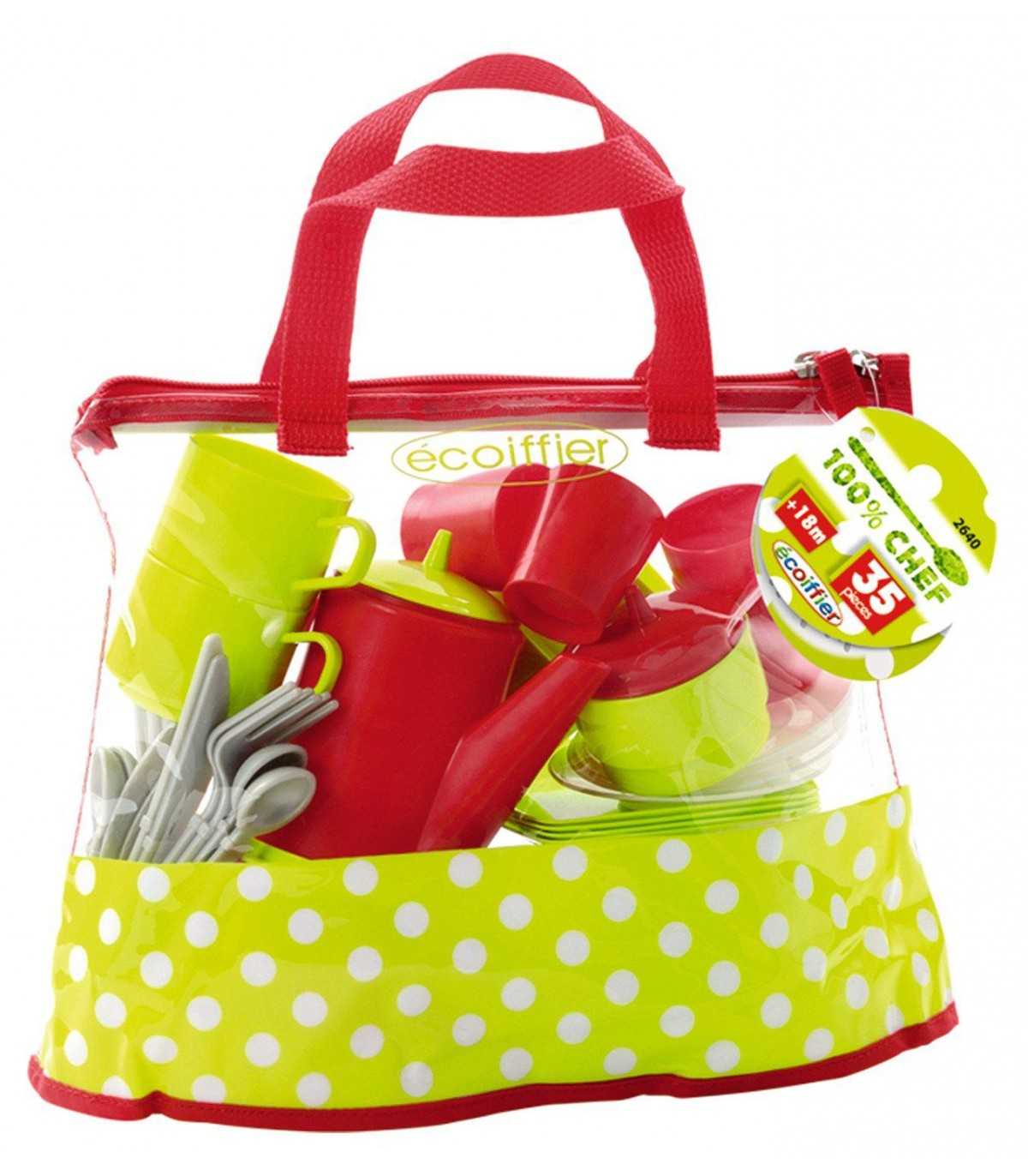 100% Chef Borsa piccola cuoca 35 pz