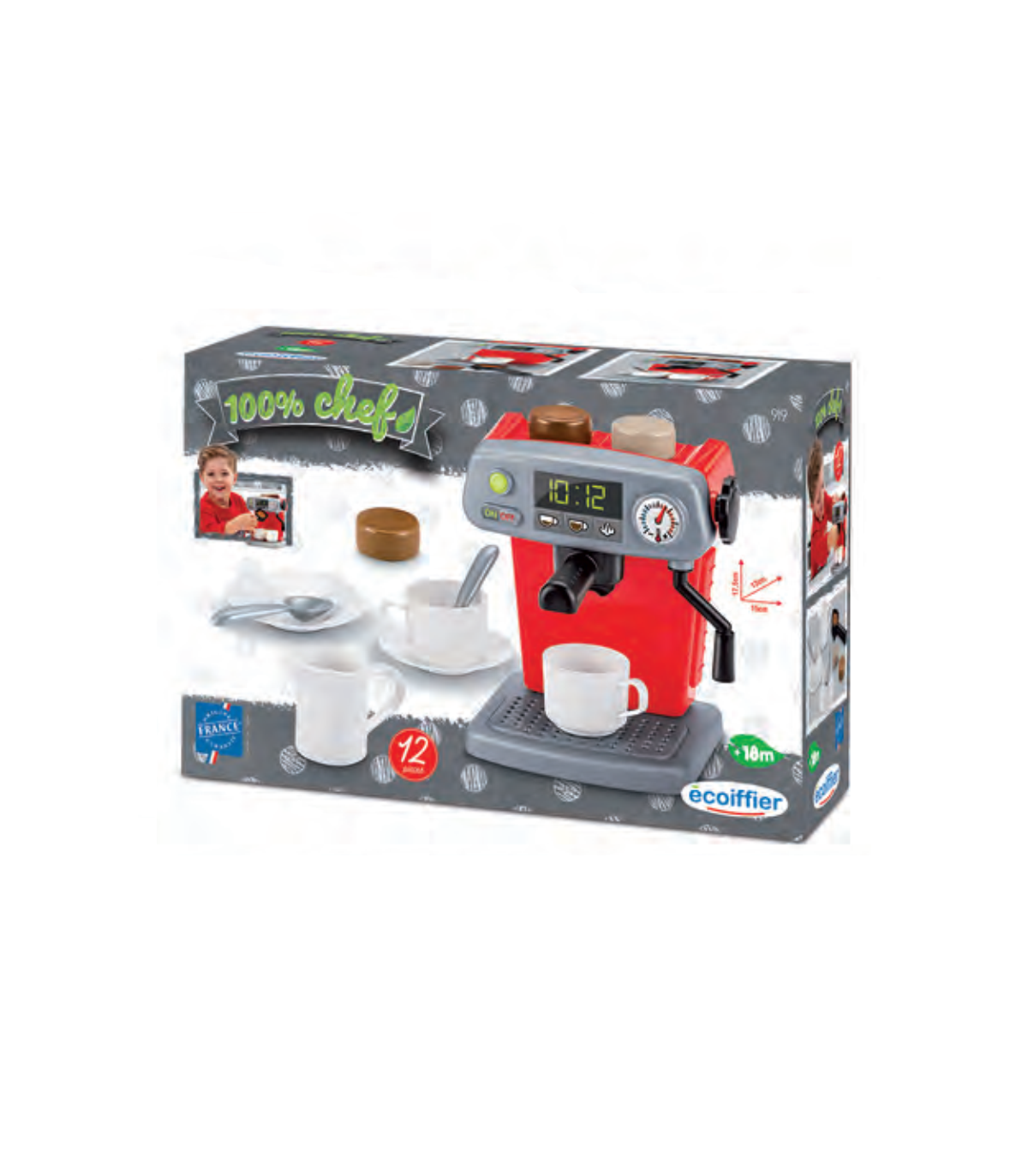 100 Chef Caffettiera con Filtro per Caffe Americano