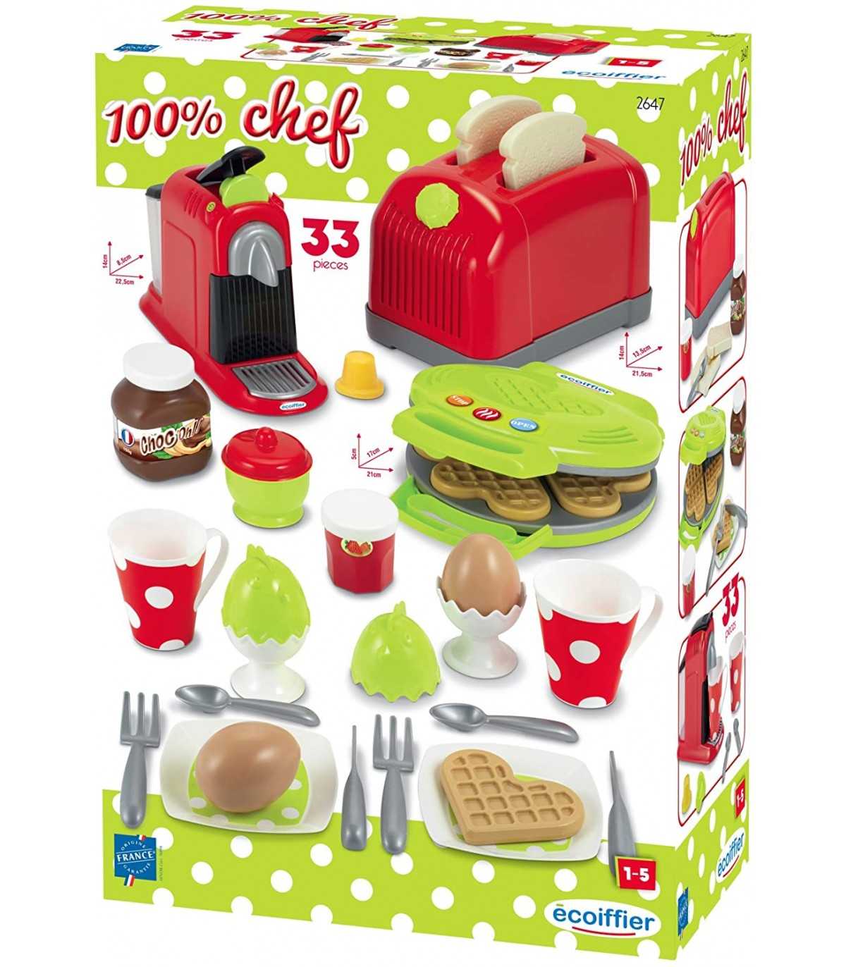 100% Chef - Maxi Set per la Colazione
