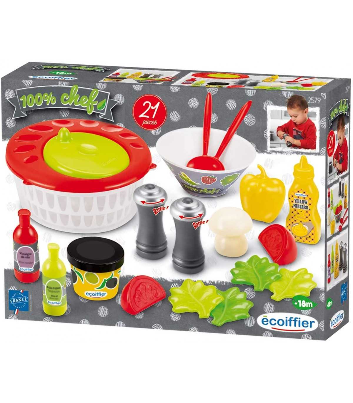 100 % Chef - Set Lava Insalata 21 Pezzi