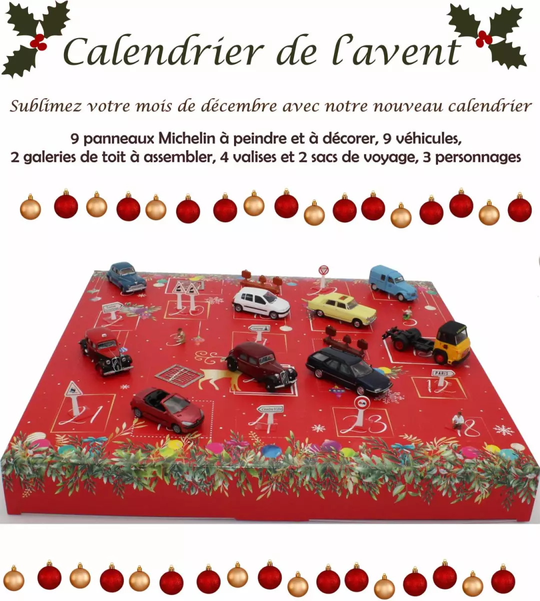 Calendrier de l'avent spécial route - Noël - SAI 0040 - HO 1/87 -