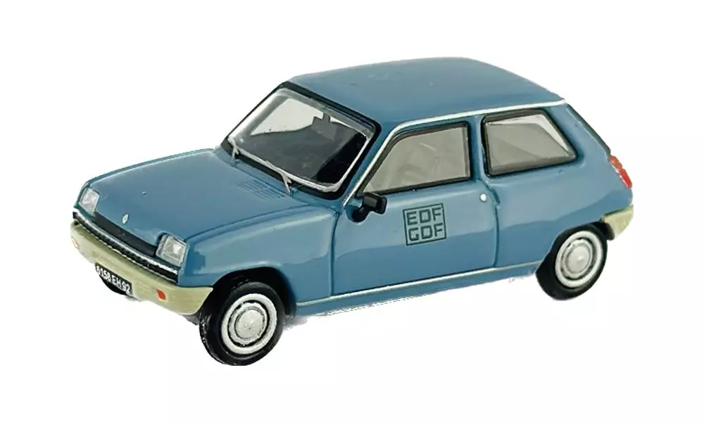 1972 Renault 5 TL Azzurro EDF REE MODELES CB 147 - HO 1/87