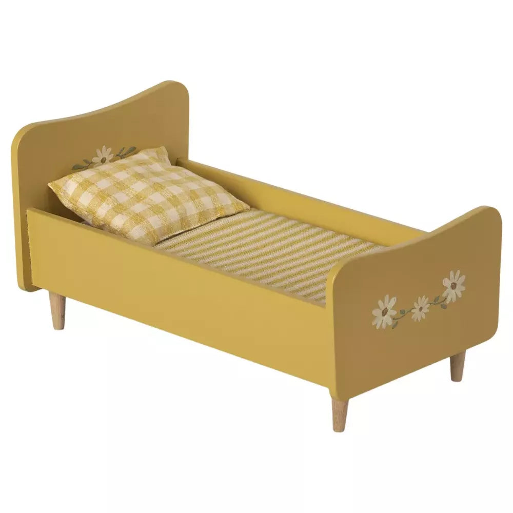 Letto in Legno Giallo Maileg