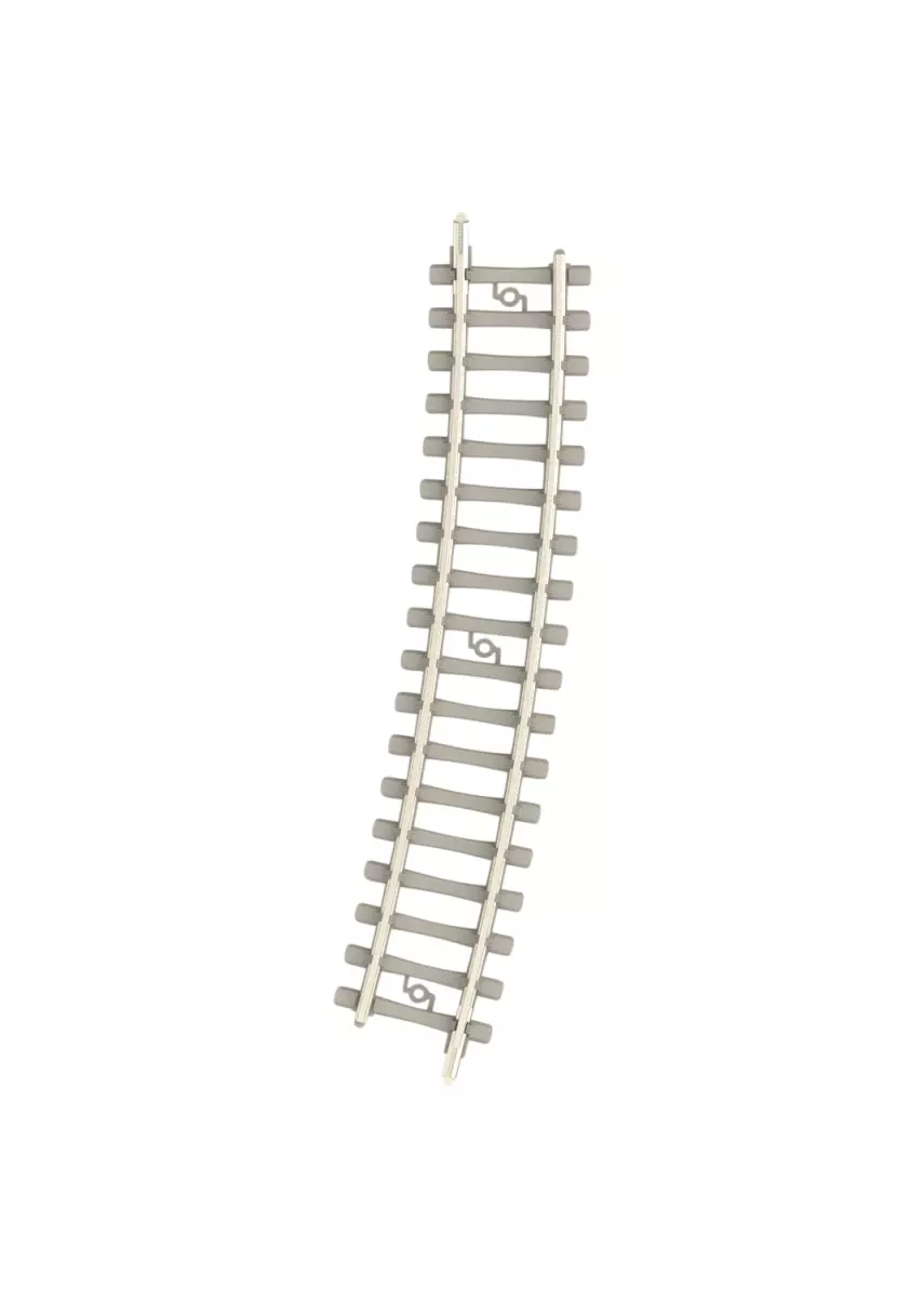 Traversina curva in calcestruzzo - Minitrix 14521 - N 1/160 - Codice 60 - Raggio 295,4 mm - 2R