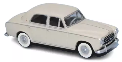 Peugeot 403 limousine, 1959 versione di lusso beige avorio SAI 6201 - HO 1/87