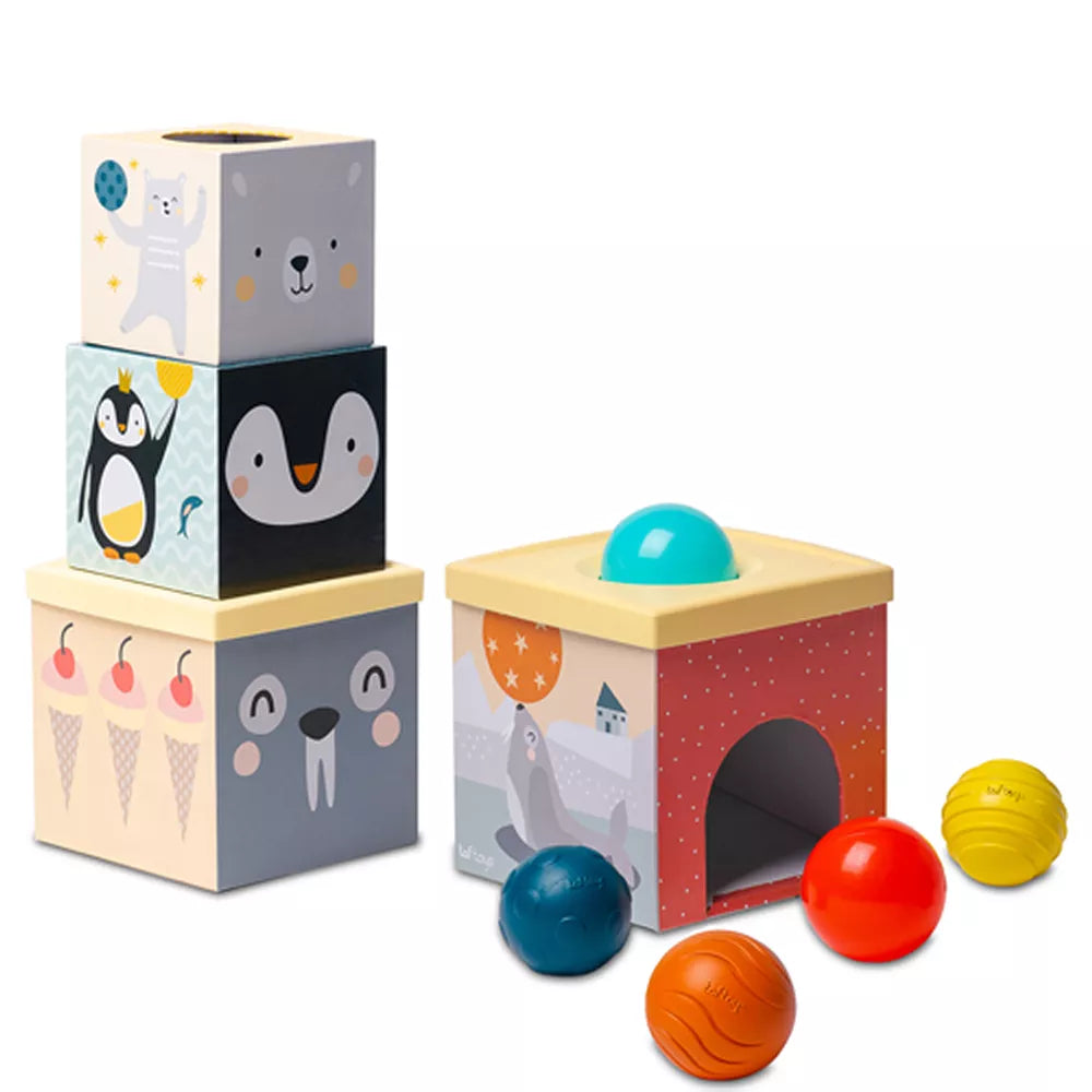 Cubi Impilabili con Palline Taf Toys