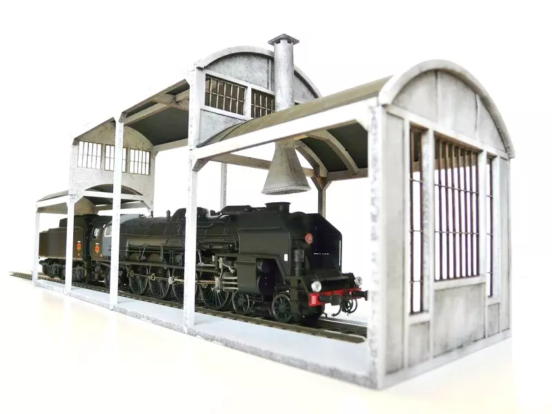 Rotonde PLM tipo G - Estensione Bois Modelisme 104005 - HO 1/87