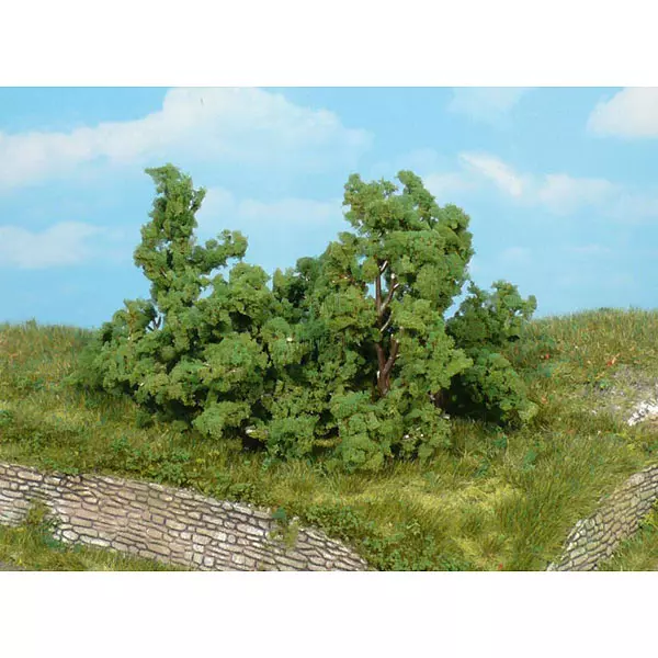 5 Arbusti e cespugli - Verde - HEKI 1179 - Scala HO / TT / N - Da 60 a 80mm