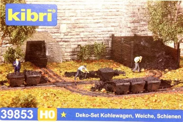 KIBRI 39853 carri carbone / scambi e binari - scala HO 1/87