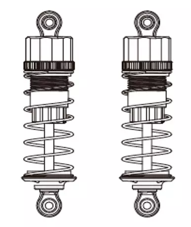 Ammortizzatori idraulici (x2) per Hyper Go 16210 - MJX 16510R - 1/16