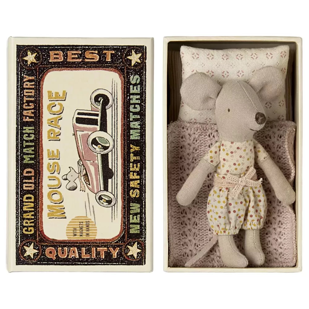 Sorellina Topo in Scatola di Fiammiferi Maileg