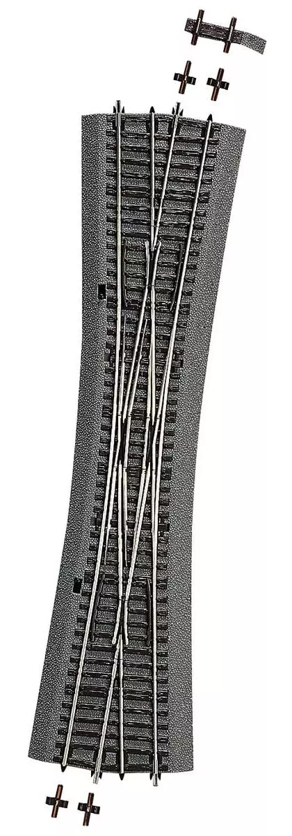 Doppio passante grande DKW10 R 959mm 10° - ROCO 42549 HO 1/87 - Codice 83 [LINEA ROCO]