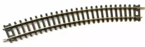 Rail courbe rayon 333.4mm 22.5° code 80, 16 au cercle