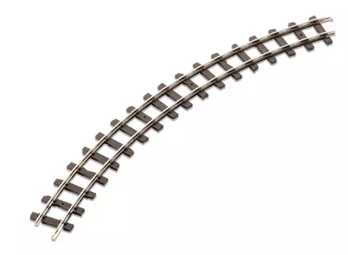 Rail courbe HOe rayon 228mm, angle 45°, 8 unités au cercle, code 80