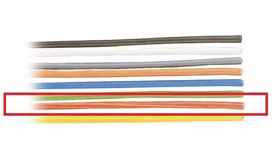 Câble électrique Rouge 0.50 mm² - 40 mètres - BRAWA 3222