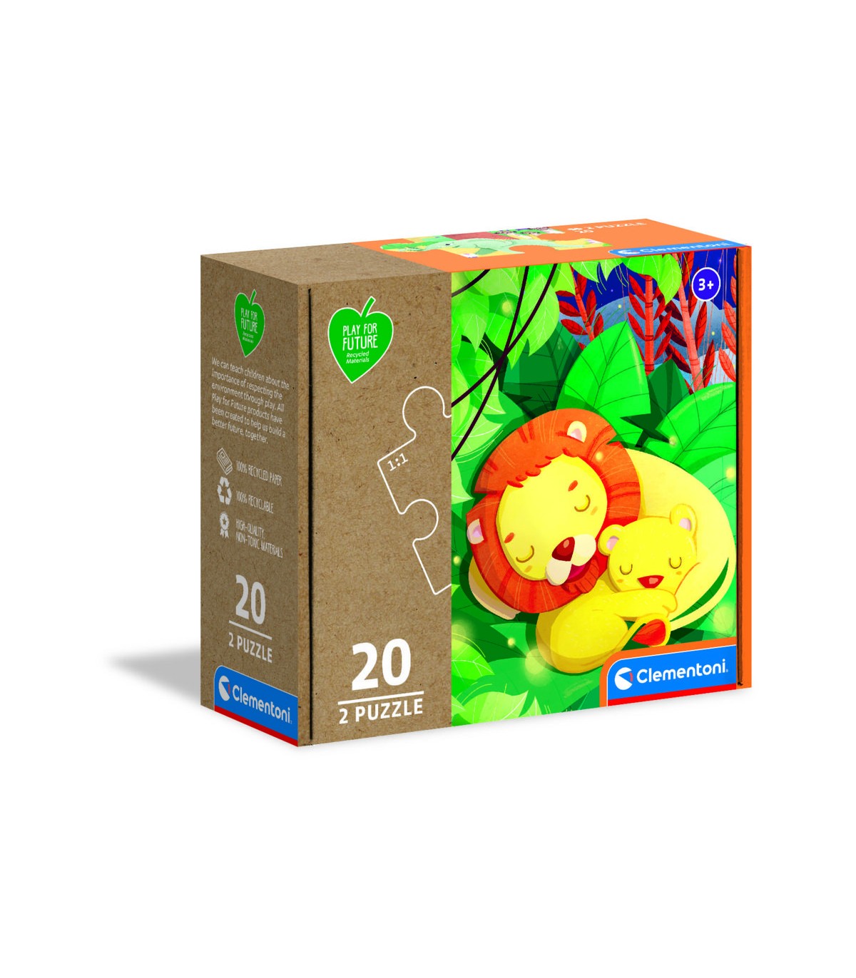 2 Puzzle da 20 Pezzi Play for Future - Tied Together