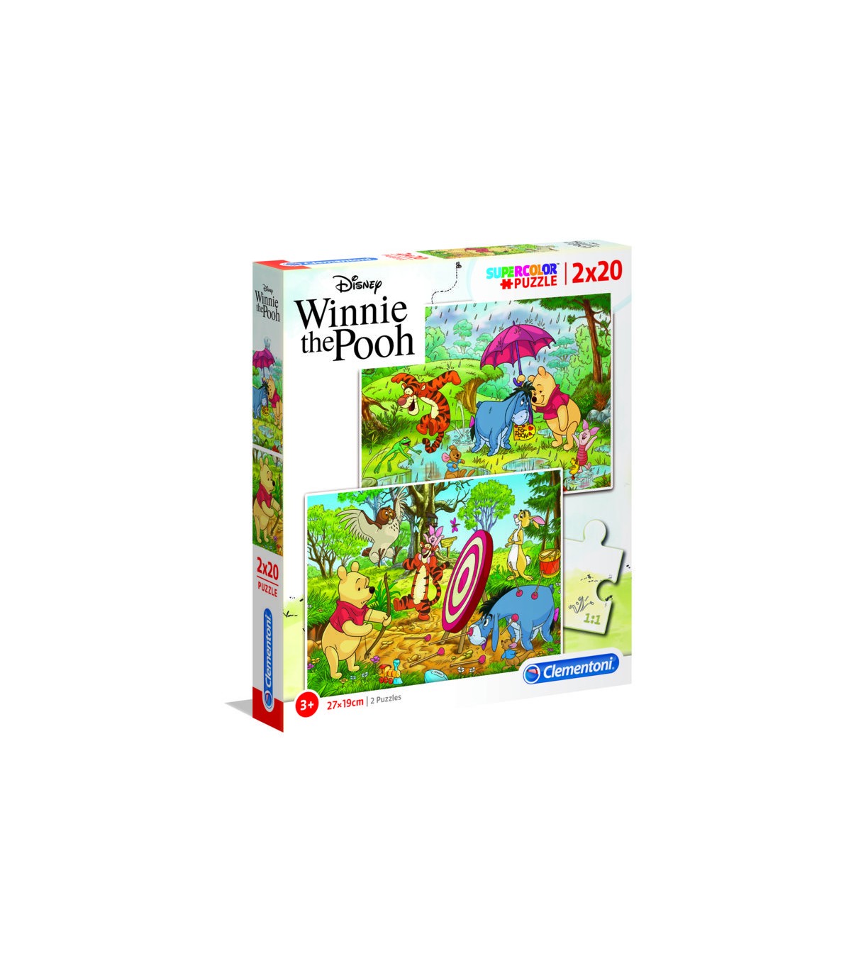 2 Puzzle da 20 Pezzi Winnie the Pooh