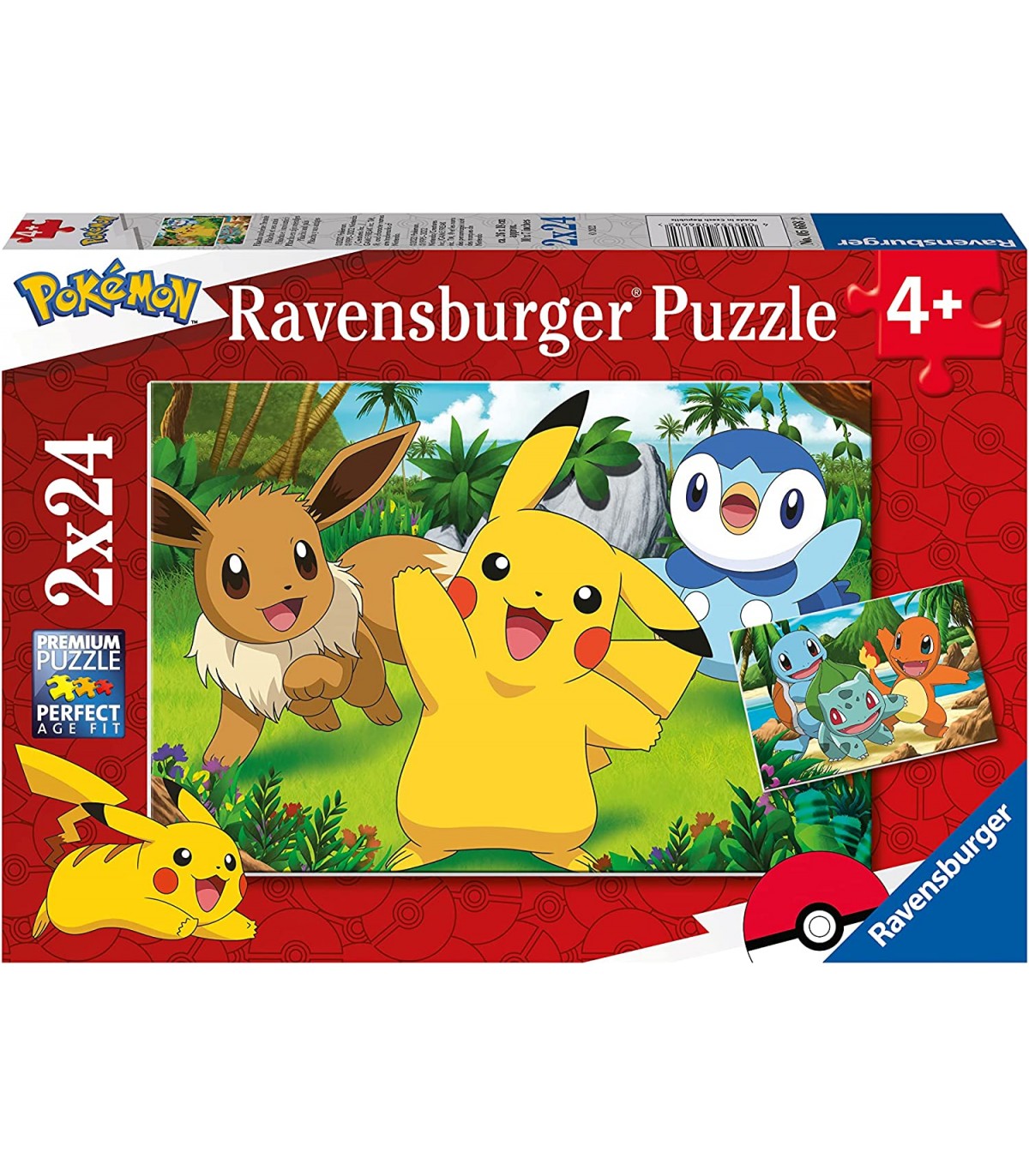 2 Puzzle da 24 Pezzi - Pokémon
